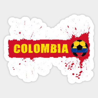 Colombia Soccer Colombia Futbol Football Colombian soccer Flag Jersey Sticker